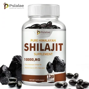 Shilajit Supplement – 10:1 Himalayan Extract, Enhances Nutrient Absorption, Detox Support, Stress Relief & Cognitive Health – 120 Capsules