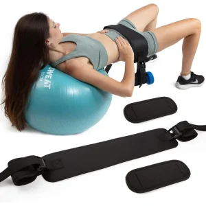 Hip Thrust Dumbbell Belt – Weight-Bearing Glute Bridge Trainer | Adjustable Dumbbell Exercise Belt for Glutes, Hips & Strength Training